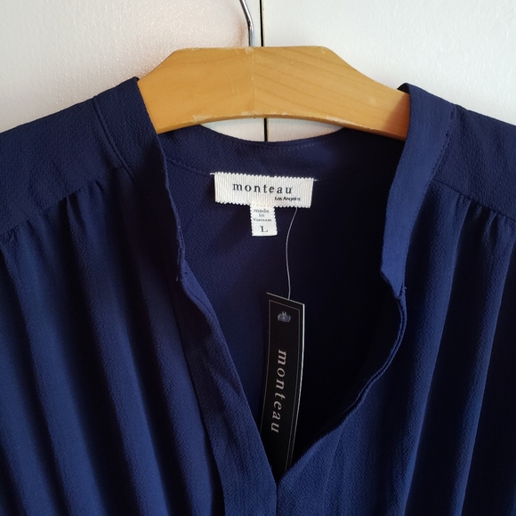 NWT Monteau Belted Dress - Picture 4 of 5